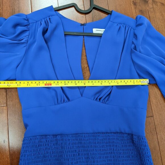 Amanda Uprichard women's blue dress in size small - Picture 4 of 12